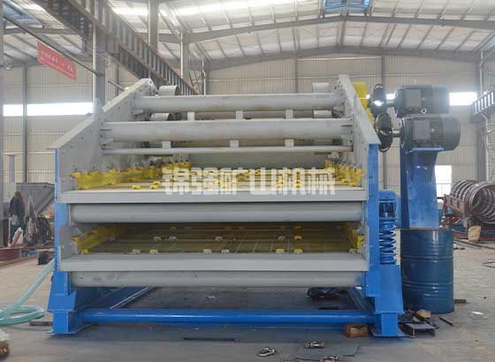 直線振動篩的工作原理與特點(圖1) 直線振動篩的工作原理與特點(圖1)